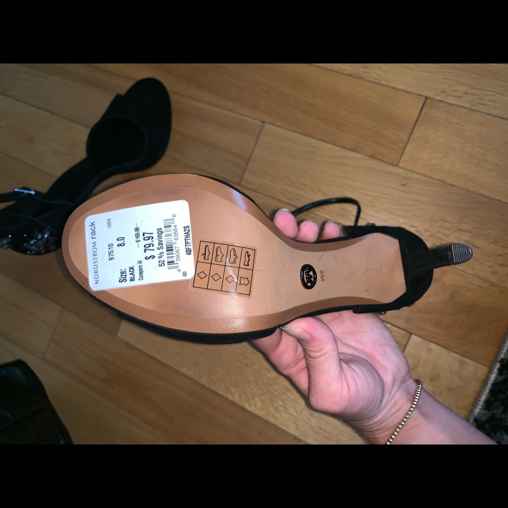 -✨🛍NWT Michael Kors Jeweled Heeled Sandals✨🛍 - Picture 6 of 13